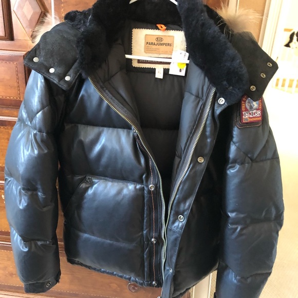 parajumpers distressed leather